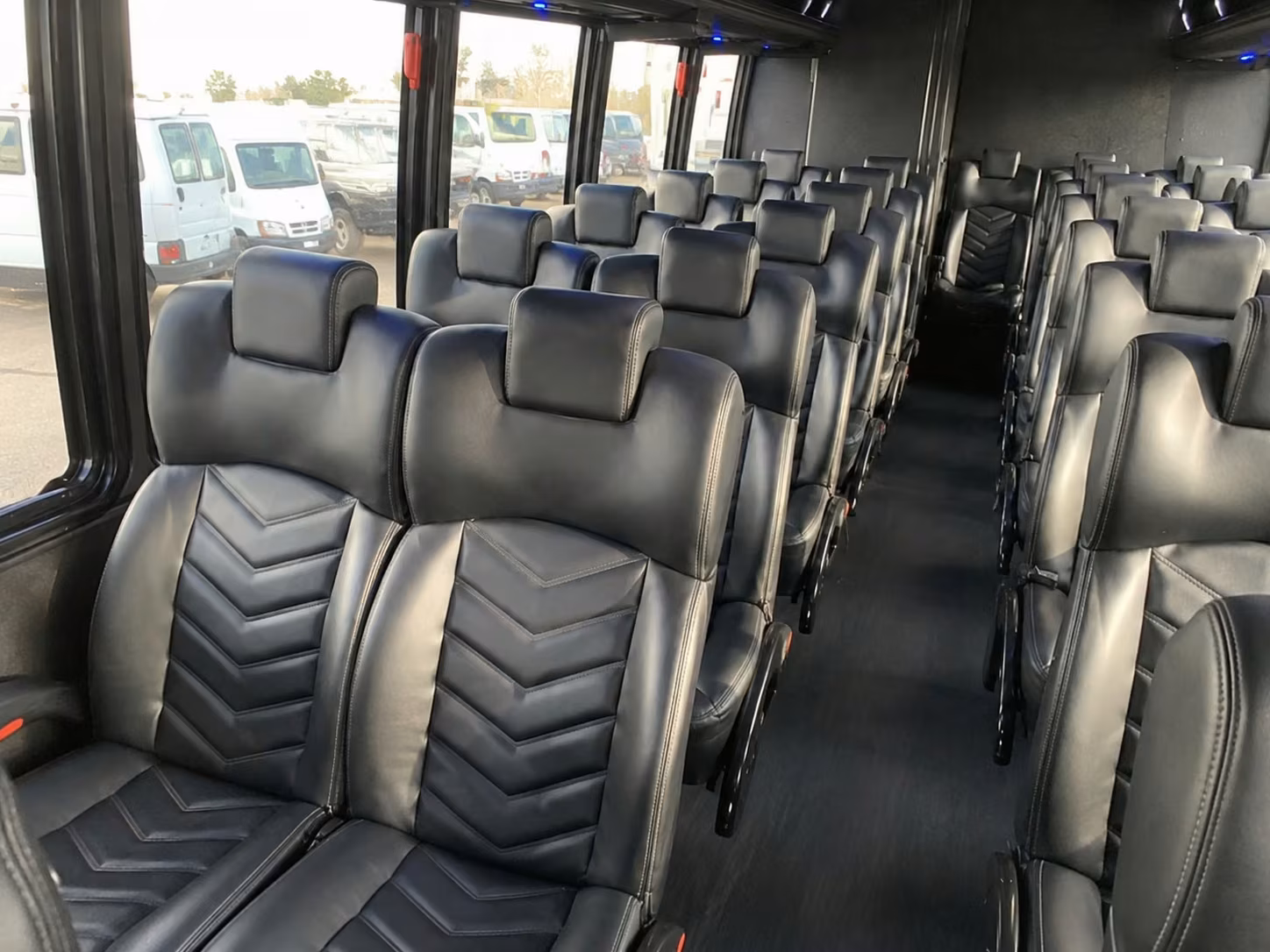 15 passenger minibus inside