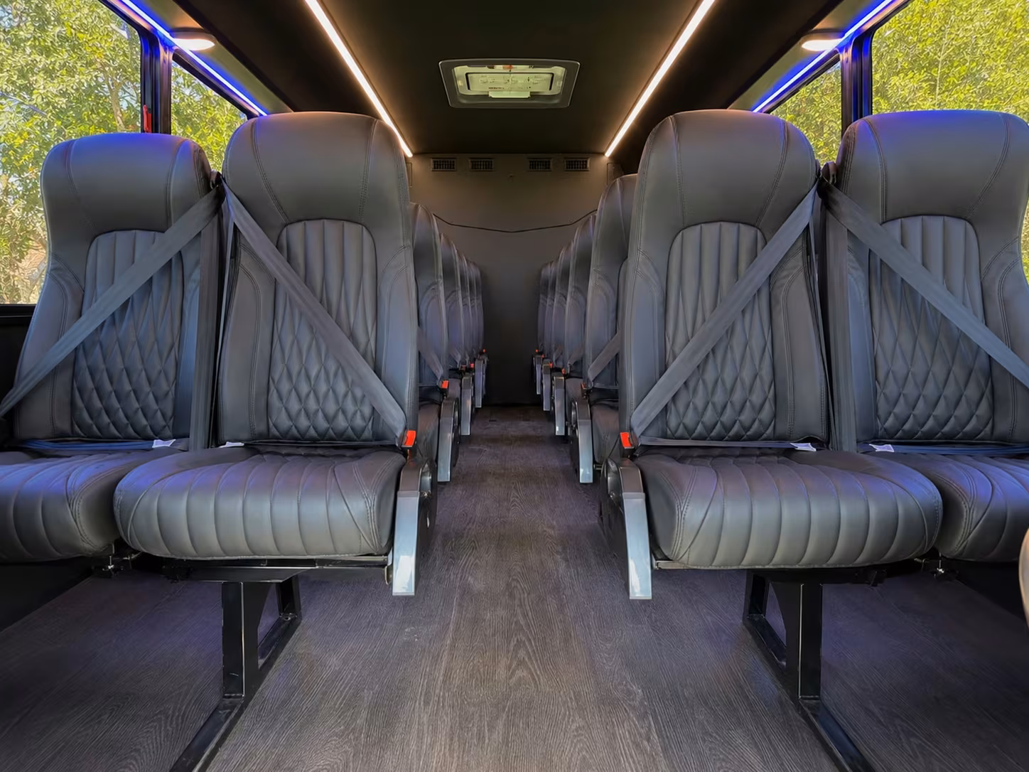 20 passenger minibus interior