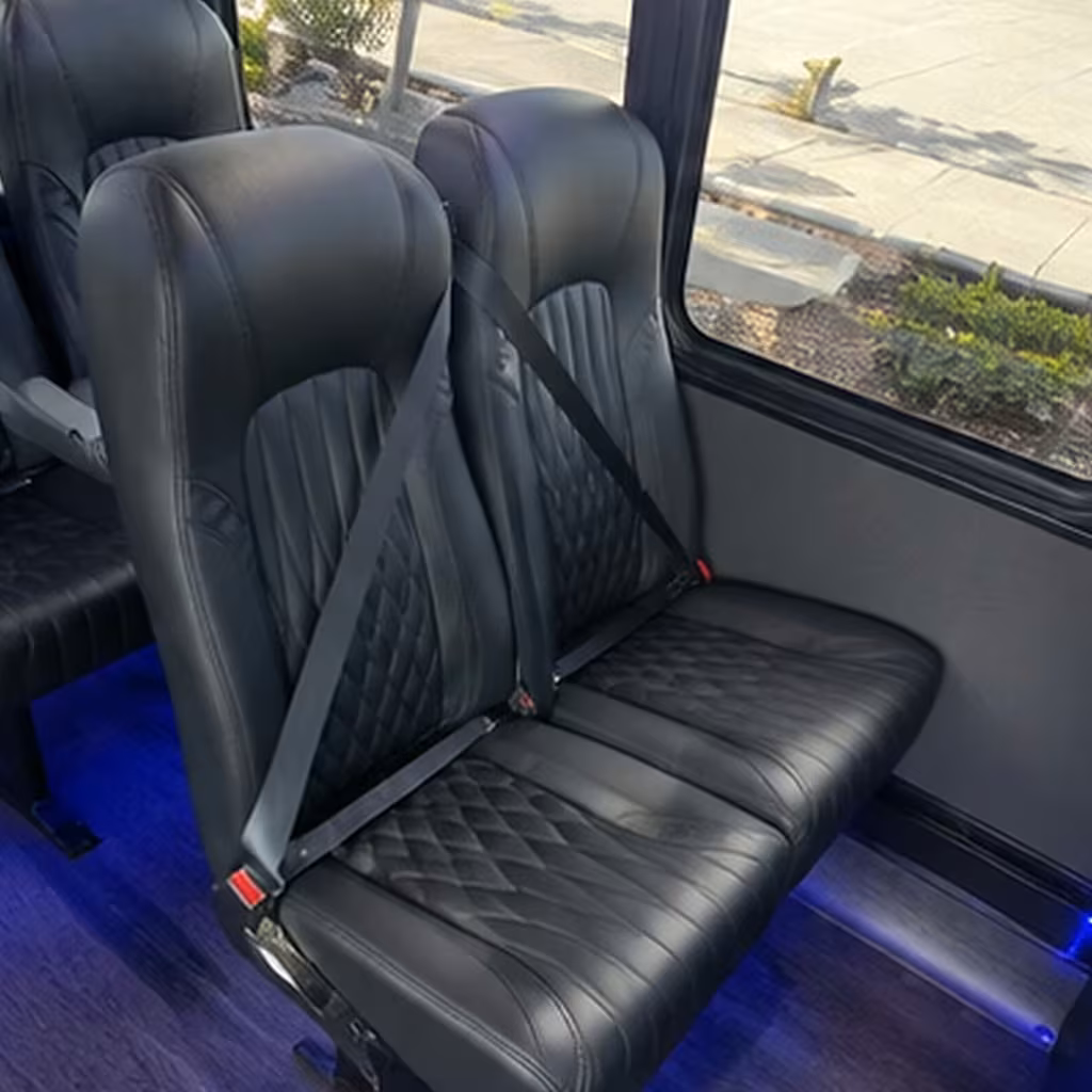 25 passenger minibus interior