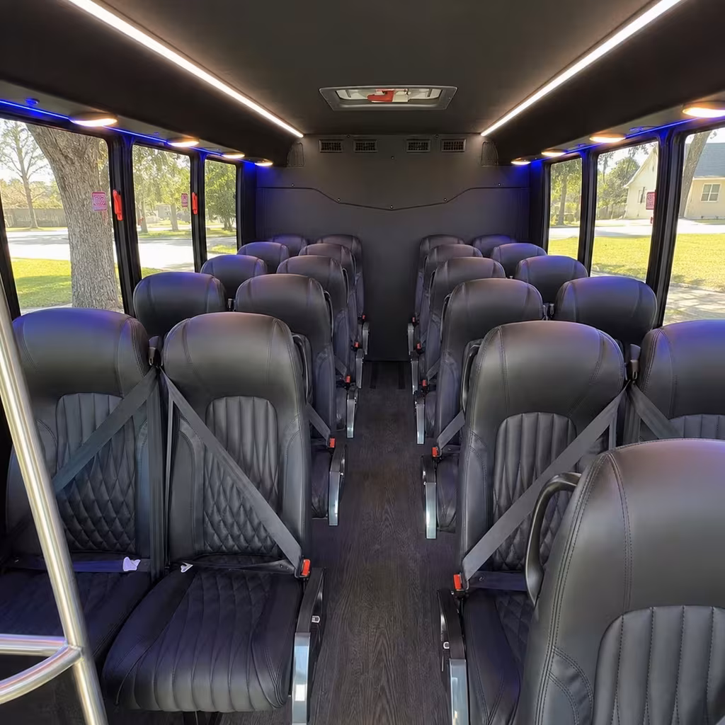 35 passenger minibus inside