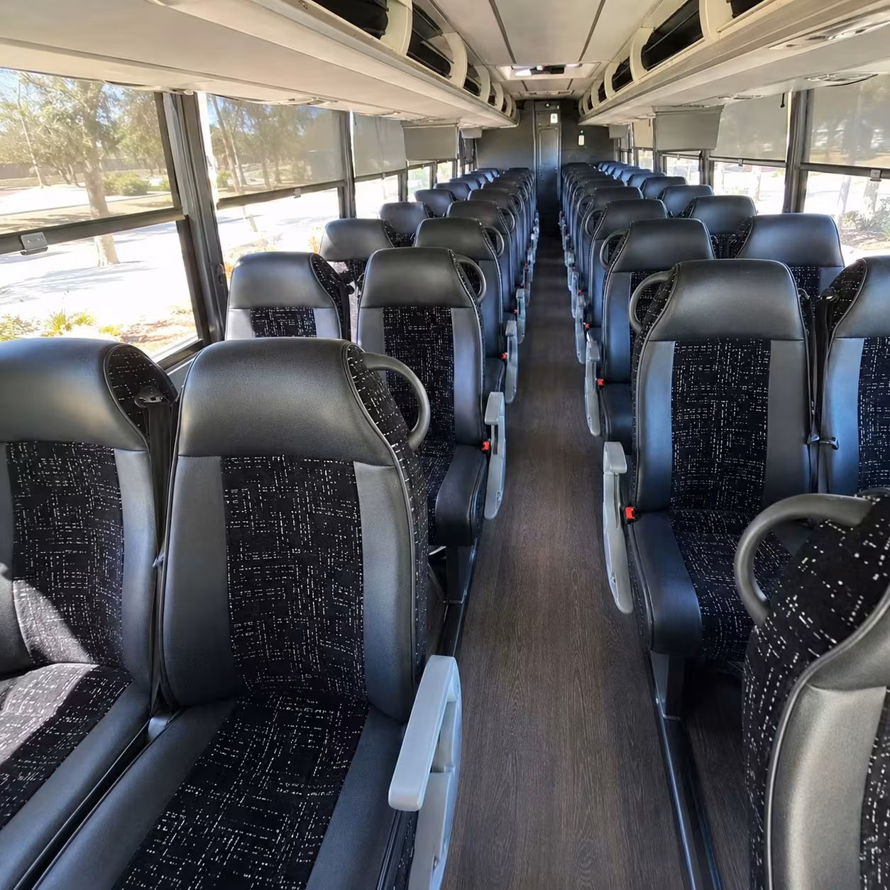 cupertino charter bus interior