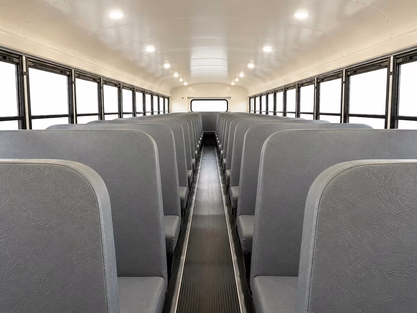 school bus inside